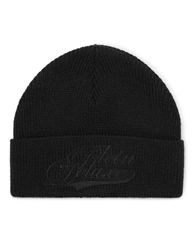 Philipp Plein Beanie Hat Plein Deluxe In Brown