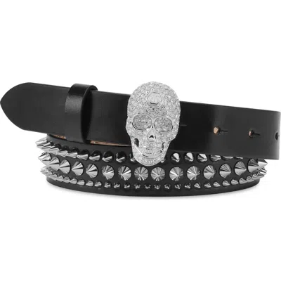 Philipp Plein Belt Skull Women In Crystal