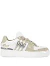 Philipp Plein Belts Skull Sneakers In Neutral