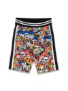 Philipp Plein Bermuda Skulls Dollars In Multicolour
