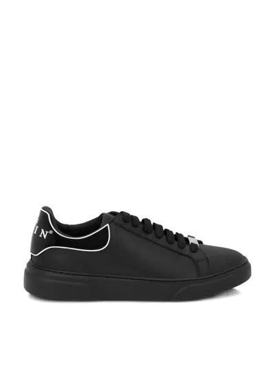 Philipp Plein Big Bang Runner Logo Sneakers In Black
