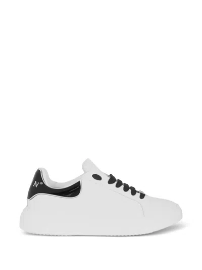 Philipp Plein Big Bang Runner Sneakers In White