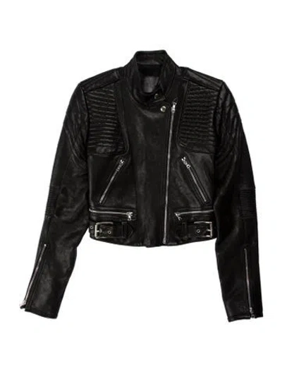 Pre-owned Philipp Plein Biker Jacket In Black