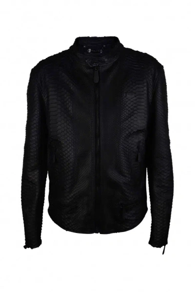Philipp Plein Biker Jacket In Black