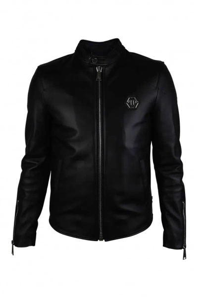 Philipp Plein Biker Jacket In Black