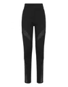 Philipp Plein Biker Leggings In Black