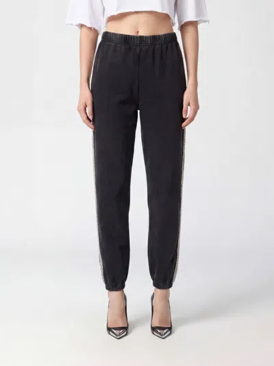 Philipp Plein Pants Woman In Black