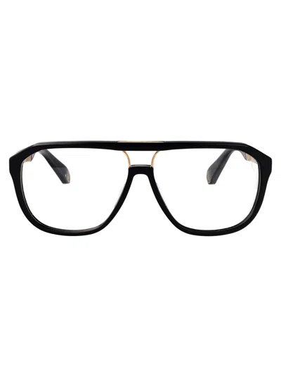Philipp Plein Black Acetate Glasses