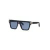 Philipp Plein Black Acetate Sunglasses In Black