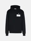 Philipp Plein Black Cotton Blend Sweatshirt In Black