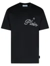 Philipp Plein Crew Neck Cotton T-shirt In Black