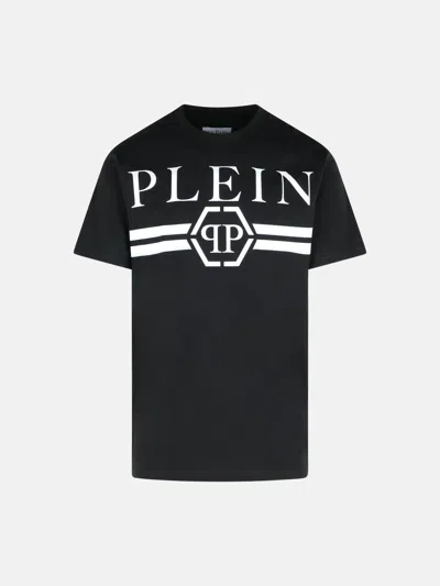 Philipp Plein Black Cotton T-shirt
