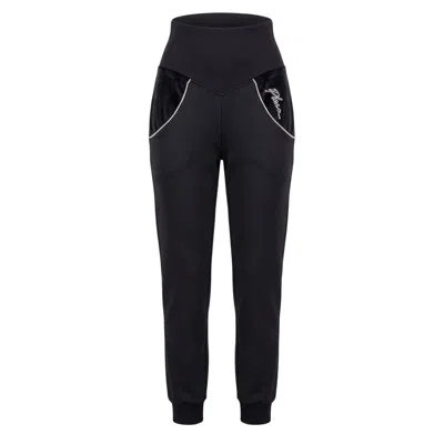 Philipp Plein Black Cotton Women's Sweatpant