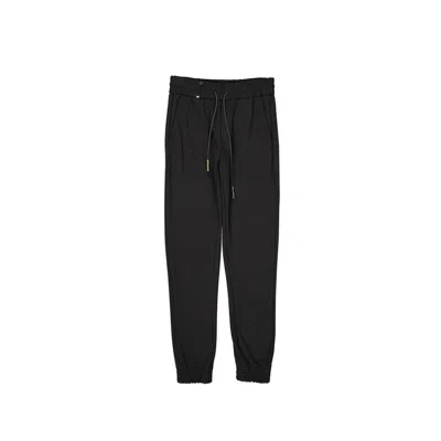 Philipp Plein Black Elastane Joggers (workout Trousers)