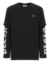 Philipp Plein Gothic Plein Cotton T-shirt In Black