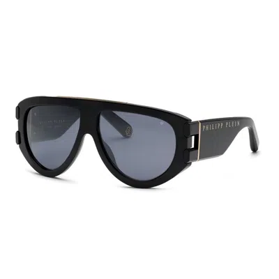 Philipp Plein Unisex Spp127m 60mm Sunglasses In Black