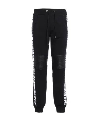 Philipp Plein Black Logo Detail Sweatpants