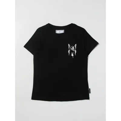 Philipp Plein Kids' Black Logo T-shirt