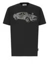 Philipp Plein Car Crew Neck Graphic Print Short Sleeves