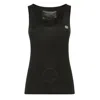Philipp Plein Logo-patch Tank Top In Black