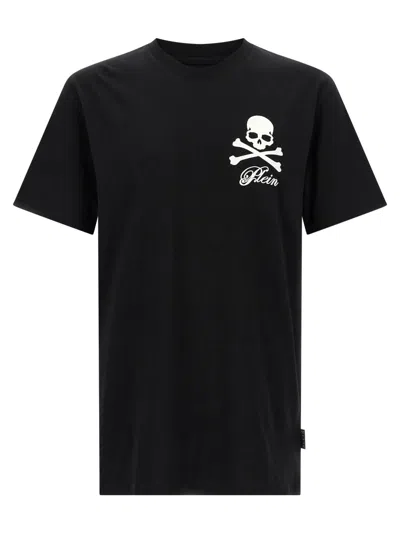 PHILIPP PLEIN BLACK PRINTED T-SHIRT