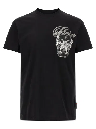 Philipp Plein Logoed T-shirt In Black
