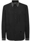 PHILIPP PLEIN BLACK TIE SHIRT