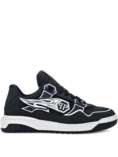 Philipp Plein Blaze Sneakers In Blue