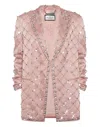 Philipp Plein Blazer Boyfriend Fit Plein Paillettes