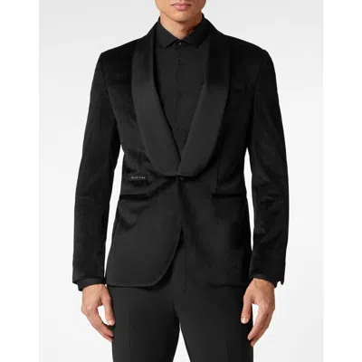 Philipp Plein Blazer Elegant Men In Black