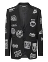Philipp Plein Blazer Gigolo Fit Patches