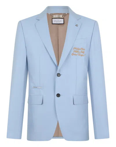 Philipp Plein Blazer Gigolo Fit Plein Cities In Blue