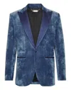 Philipp Plein Lord Fit Single-breasted Blazer In Grey
