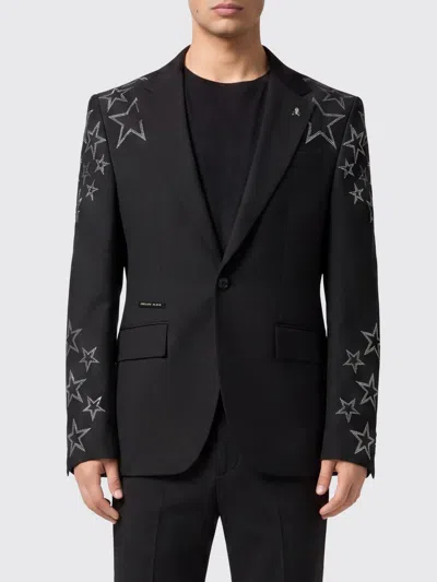 Philipp Plein Blazer Men In Black