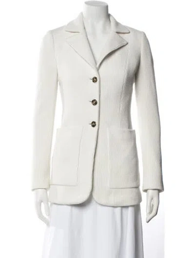 Pre-owned Philipp Plein Blazer In White
