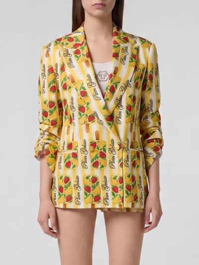 Philipp Plein Blazer Woman In Yellow
