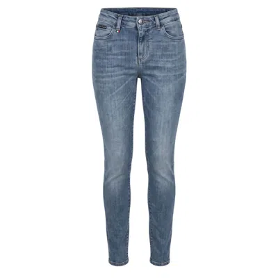 Philipp Plein Blue Cotton Women Jean