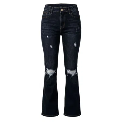 Philipp Plein Blue Cotton Women Jeans