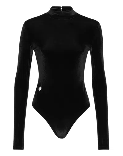 Philipp Plein Body Ls Basic In Black