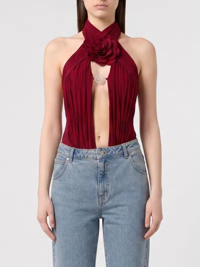 Philipp Plein Bodysuit Woman In Red