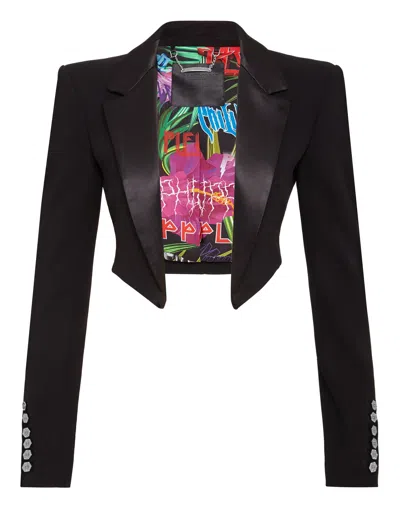 Philipp Plein Bolero Elegant In Black