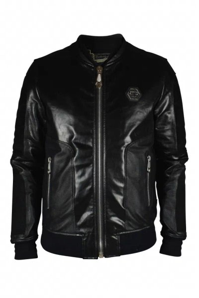 Philipp Plein Bomber Jacket In Black