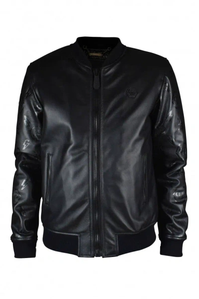 Philipp Plein Bomber Jacket In Black