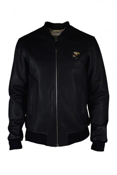 Philipp Plein Bomber Jacket In Black