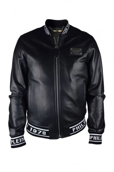 Philipp Plein Bomber Jacket In Black