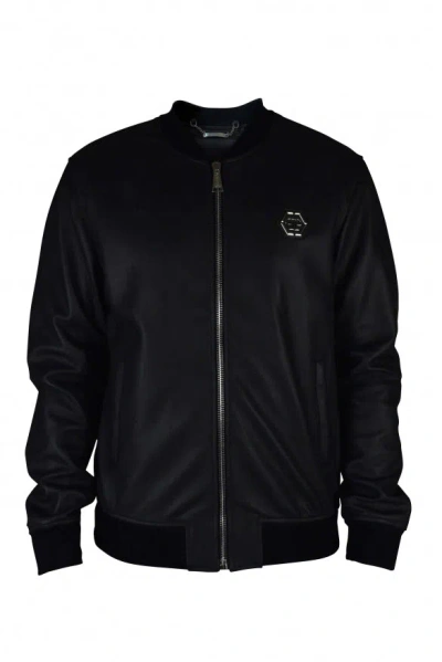 Philipp Plein Bomber Jacket In Black