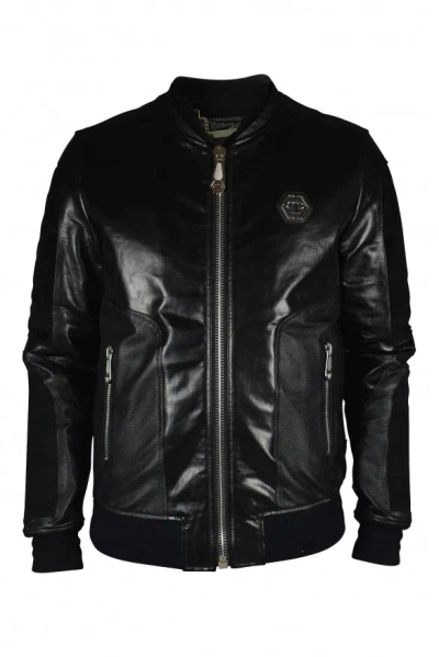 Philipp Plein Bomber Jacket In Black