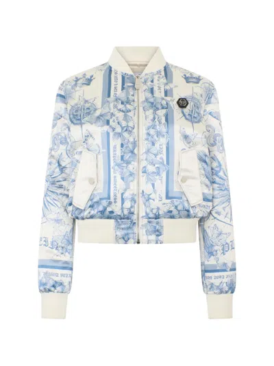 Philipp Plein Bomber Jacket In Multi