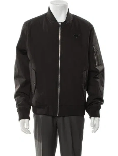 Pre-owned Philipp Plein Bomber Jacket W/ Tags In Black