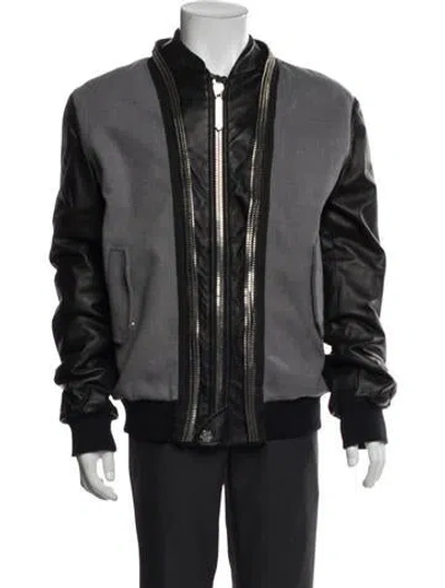 Pre-owned Philipp Plein Bomber Jacket W/ Tags In Multi